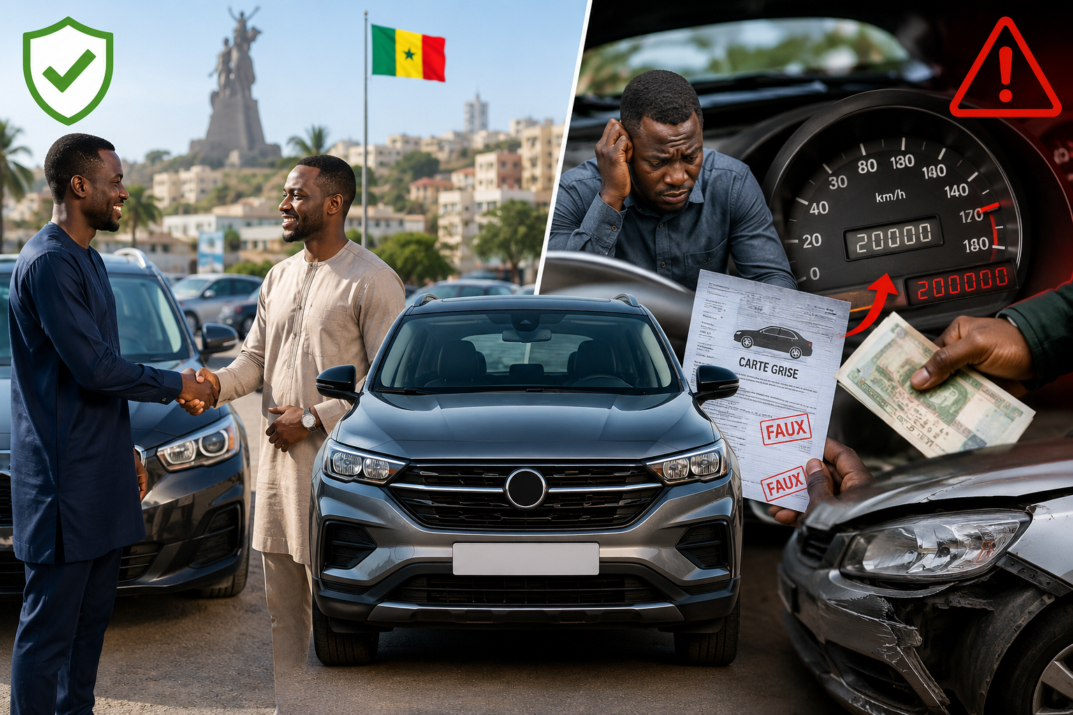 Acheter une voiture d&rsquo;occasion au Sénégal en 2026 : le guide complet pour éviter les arnaques