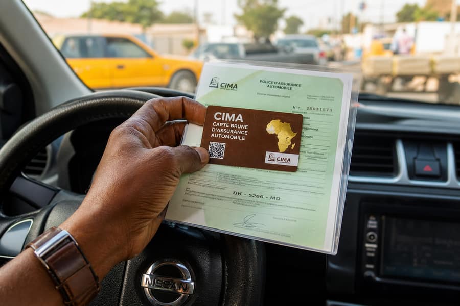 Assurance automobile au Sénégal en 2026 : garanties obligatoires, carte brune CIMA et comment bien choisir sa formule