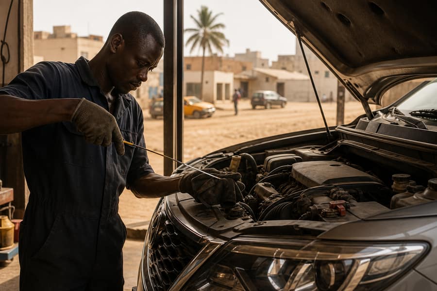 Entretien de sa voiture au Sénégal en 2026 : calendrier, coûts et bons réflexes contre la chaleur et la poussière