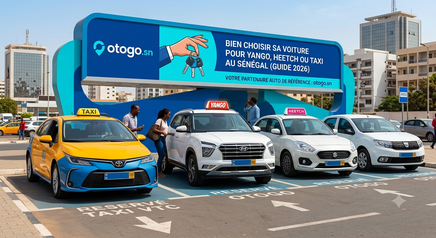 Voiture pour Yango, Heetch ou taxi au Sénégal : quel véhicule choisir en 2026 ?