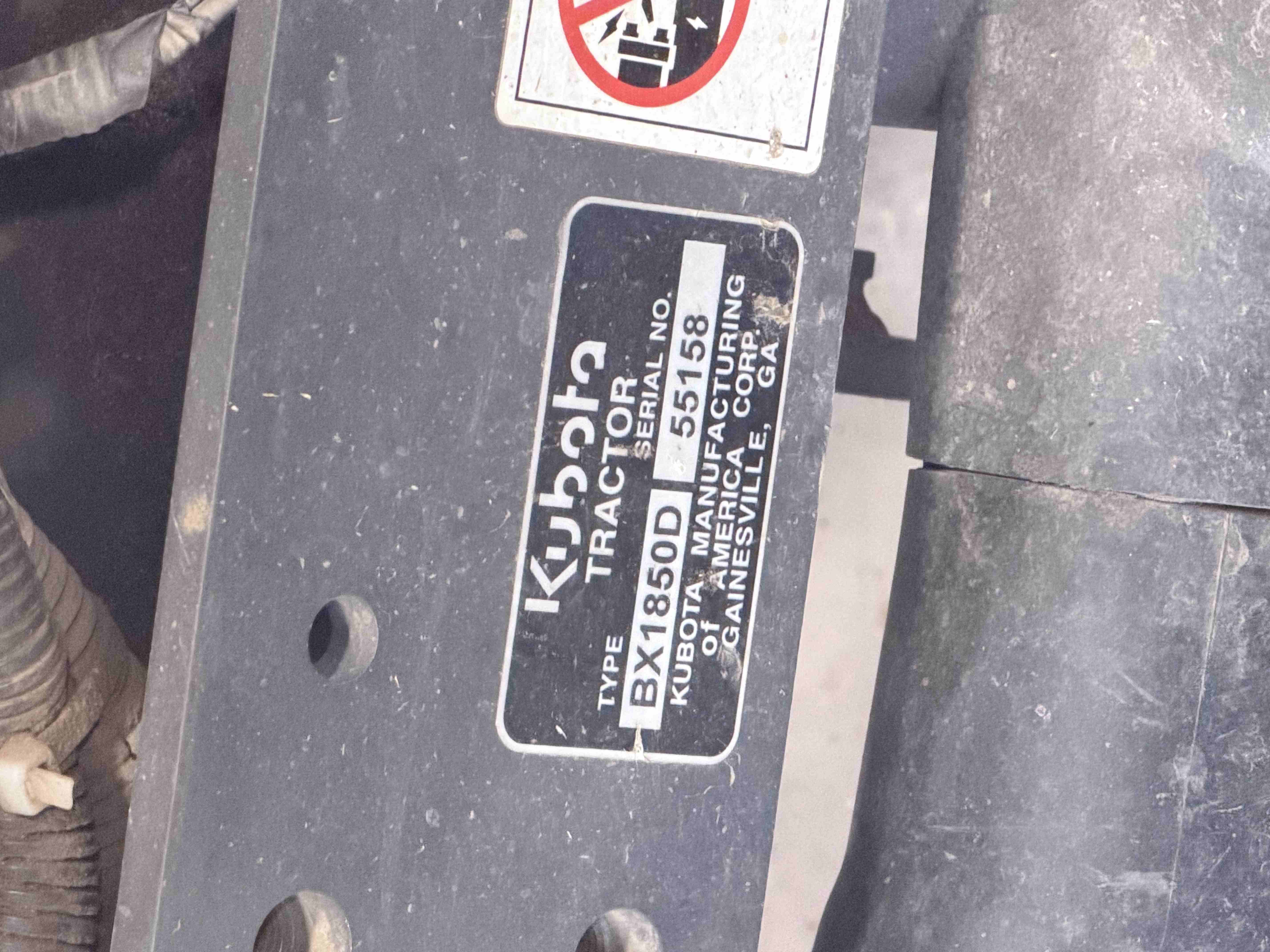 2007 Kubota BX1850